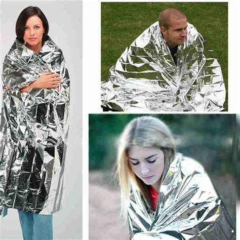 2x Thermal Space Emergency Blanket For Shock Or Hypothermia Au