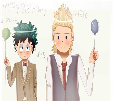 Happy Birthday Izuku And Mirio Anime Amino