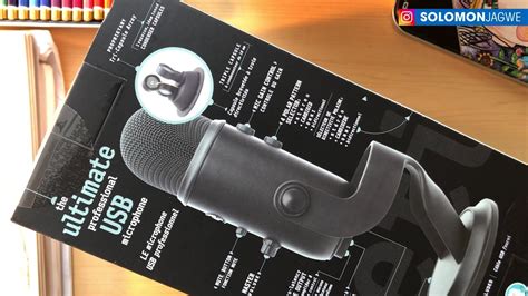 Blue Yeti Usb Microphone Unboxing ~ Road To Better Audio For Youtube Videos Youtube