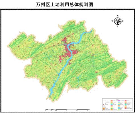 万州区土地利用总体规划图 重庆市万州区人民政府