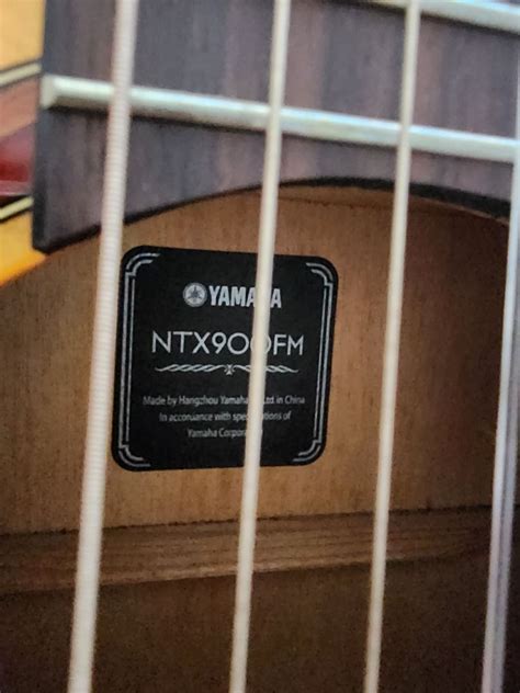 Yamaha NTX900FM Classical Nylon String Acoustic Electric Guitar