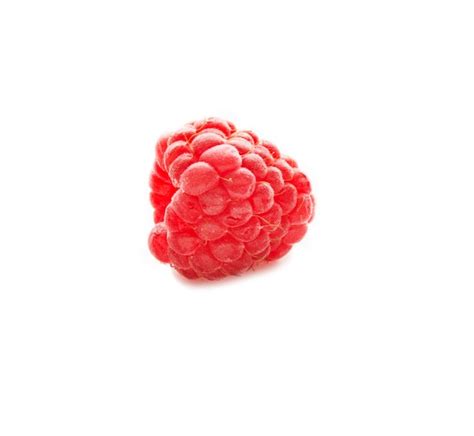 Premium Photo Close Up On Fresh Ripe Raspberry Isolated