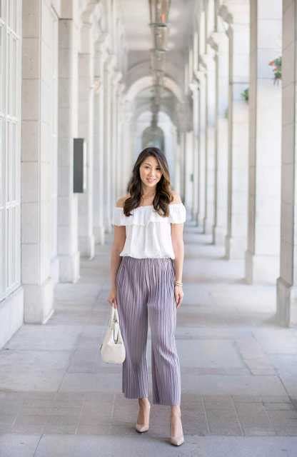 15 Looks With Pleated Culottes To Repeat Styleoholic