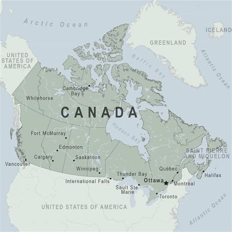 57 Images for : Map Of Canada And Usa Border - Kodeposid