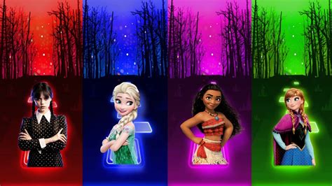 Wednesday Addams Vs Elsa Let It Go Frozen Vs Anna Do You Want To Build A Snowman Vs Into The