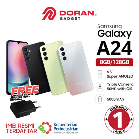 Jual Samsung Galaxy A24 4g Lte 8gb 128gb 8128gb 8128 Black Lime Green Silver