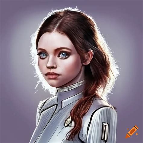 India Eisley As Star Trek Discovery Character On Comic Book Cover In