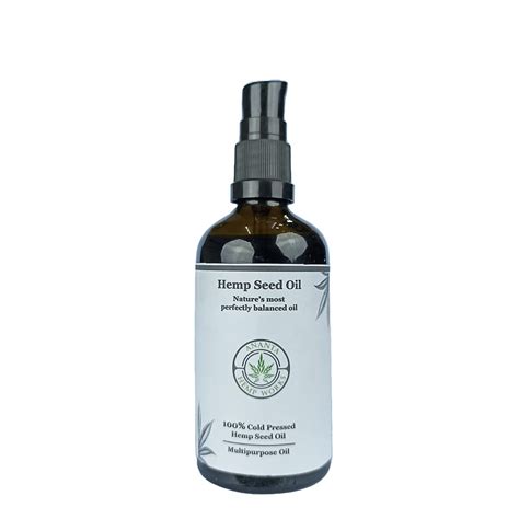 Buy Ananta Hemp Work Hemp Seed Oil For Face 100m I Cold Pressed Hemp