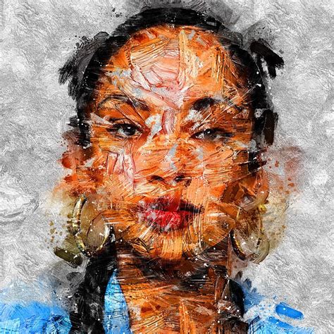 Sade Adu Digital Art By Michael Earch Pixels