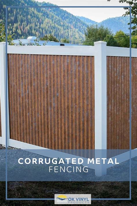 Corrugated Metal Fence Ideas in 2024 | Corrugated metal fence ...