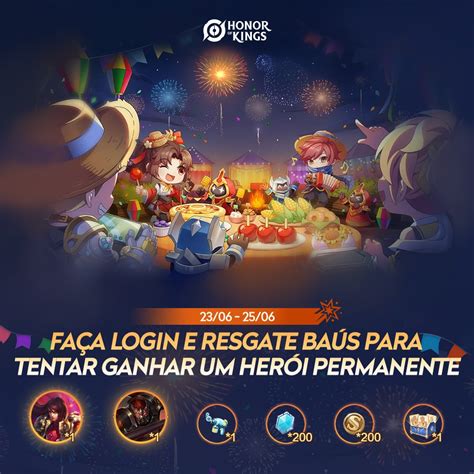 Honor Of Kings Brasil On Twitter Sextou Novas Recompensas Para O