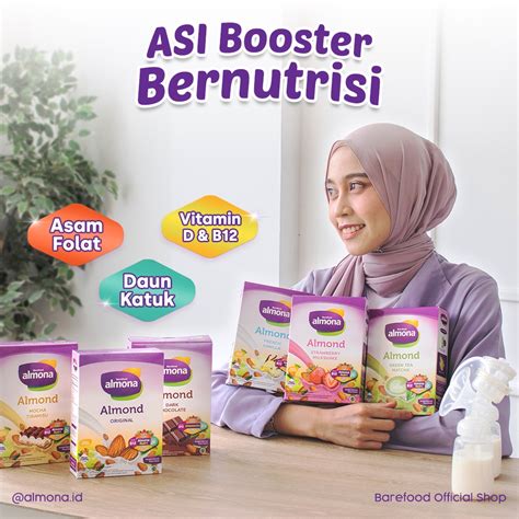 Jual ALMONA Almond Milk Powder ASI BOOSTER With Daun Katuk Rendah