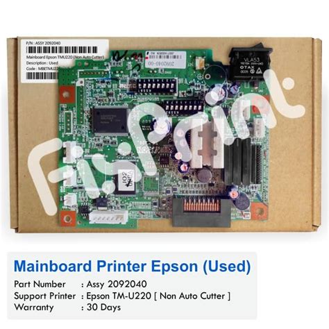 Jual Mainboard Printer Epson Tmu Tmu Logic Board Motherboard Tm