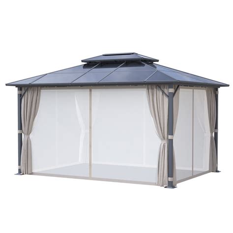 JolyDale 13 Ft W X 10 Ft D Patio Hardtop Gazebo Reviews Wayfair