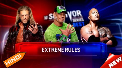 Full Match John Cena Vs The Rock Vs Edge In Wwe 2k22 Triple Threat