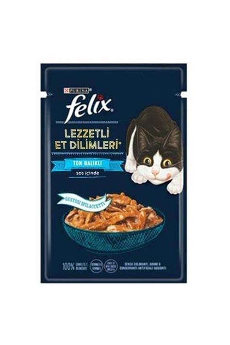 Fel X Felix Lezzetli Et Dilimleri Ton Bal Kl Yeti Kin Ya Kedi Mamas