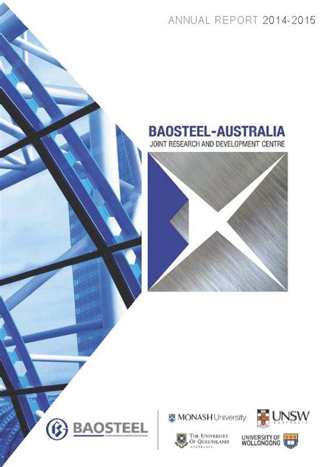 Annual Reports - BAOSTEEL Australia - The University of Queensland ...