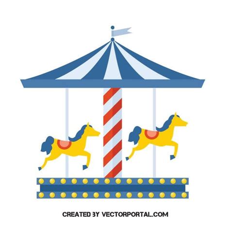 Carousel Amusement Ride Royalty Free Stock Svg Vector And Clip Art