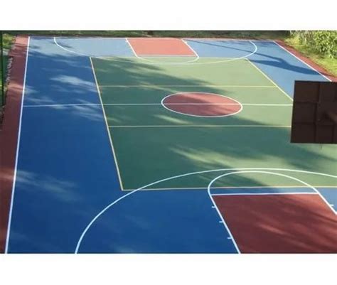 Outdoor Acrylic Synthetic Basketball Court Flooring At Rs Square