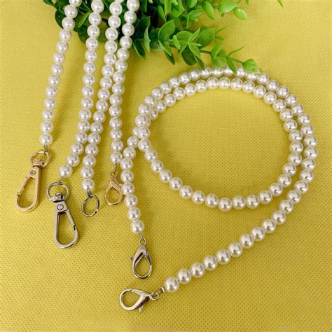 Pearl Bag Chain Shoulder Strap Accessories Crossbody Bead Necklace