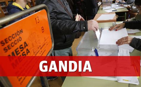 Resultados En Gandia De Las Elecciones Generales Del 10n 2019 Sánchez