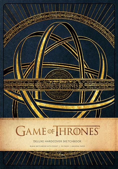 Game Of Thrones Deluxe Hardcover Sketchbook Book By Hbo Official