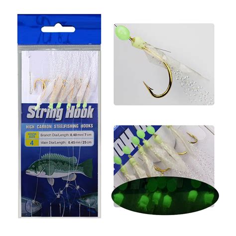 Rigs Bait Jigs Lure Sabiki Fish Skin Fishing Lures String Hook