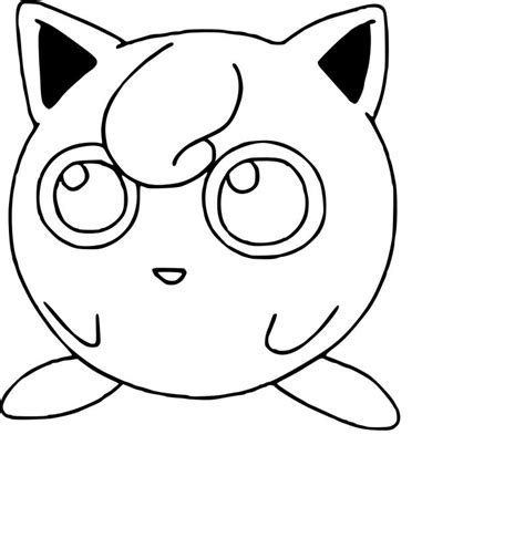 Pokemon Jigglypuff Coloring Page Free Printable Coloring Pages On