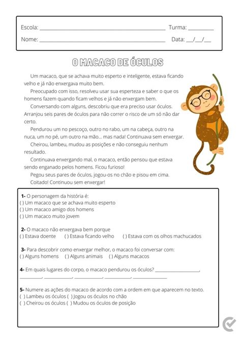 Atividades De Ciências 4 Ano Interpretação De Texto - Atividades de interpretação de texto 4º ano para imprimir