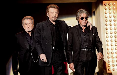 Photo Exclusif Eddy Mitchell Johnny Hallyday Et Jacques Dutronc