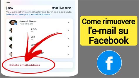 Come Rimuovere L E Mail Su Facebook Elimina L E Mail Su