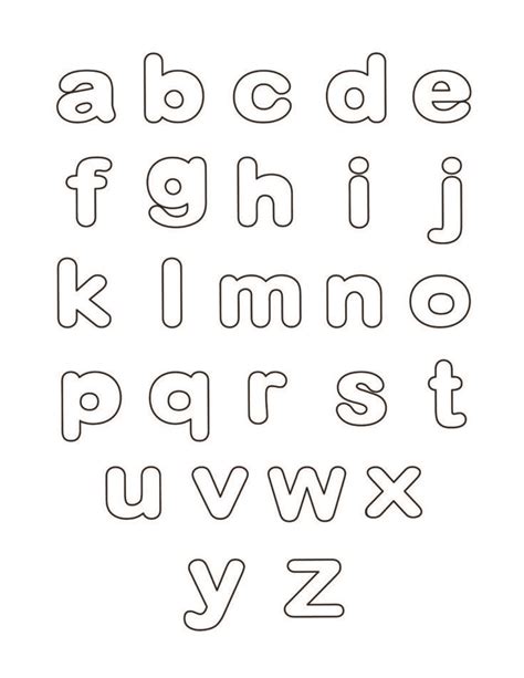 Free Printable Lowercase Bubble Letters Set Freebie Finding Mom