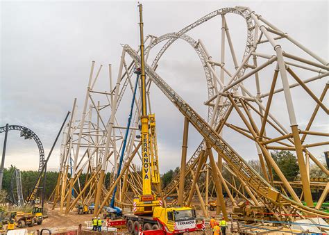 Hyperia Construction Updates Thorpe Parks New Rollercoaster For