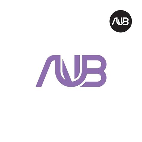 Letter Aub Monogram Logo Design 35825444 Vector Art At Vecteezy