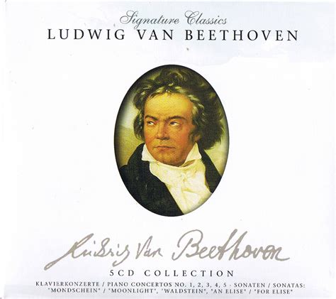 Signature Classics Ludwig Van Beethoven 5 Cd Box Collection Zyx Music 2008