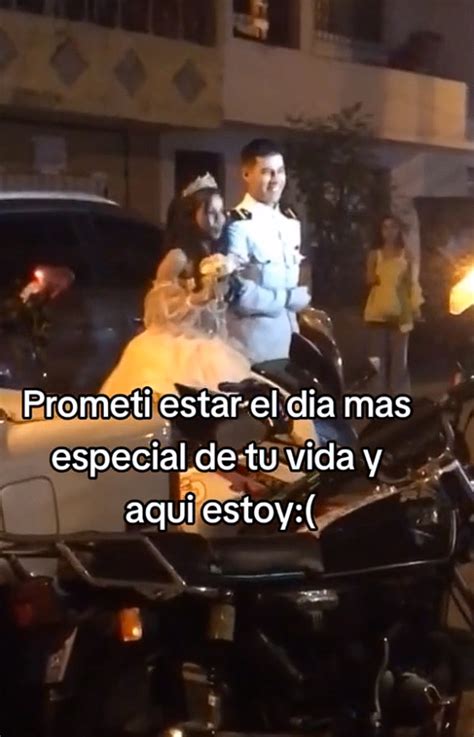 Ex de la novia se aparece en plena boda Prometí que iba a estar en el