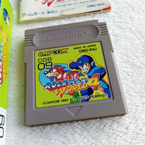 Rockman World 4 Nintendo Game Boy Japan Ver Platform Action Capcom