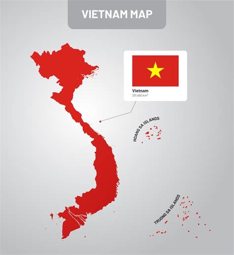 Dise O Vectorial Del Mapa De Vietnam Listo Para Su Uso Vector Premium