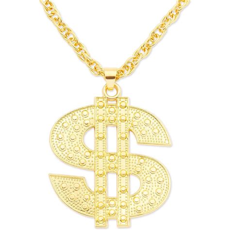 Gold Chain Money Sign