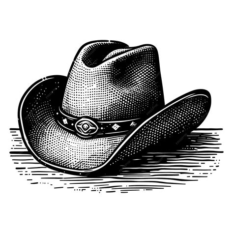 drawing of a cowboy hat 1