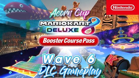 Mario Kart Deluxe Booster Course Pass Wave Dlc Gameplay Acorn Cup