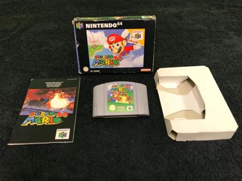 N64 Super Mario 64 Pal Nintendo 64 Fully Complete Boxed Instruction