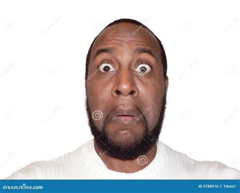 Facial Expression - Funny Surprise Stock Photo - Image of african ...