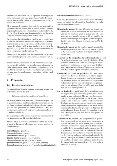 Consulta M Todo De Descripci N De Escena Pdf