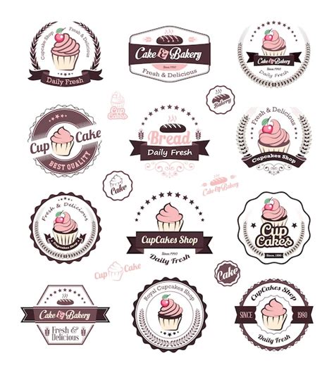 Premium Vector Cupcake And Bakery Logo Design Template