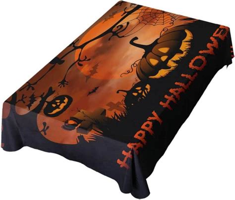 Dreamtimes Halloween Night Theme Rectangle Tablecloth X Dinner