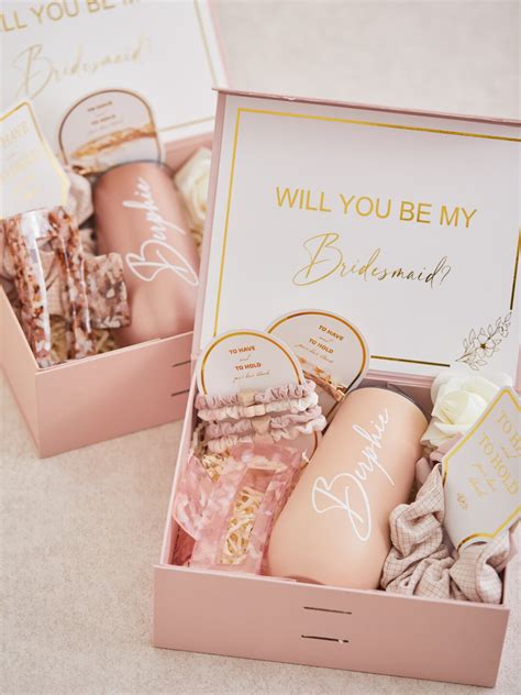 Personalized Bridesmaid Proposal Box Will You Be My Maid Of Honor Box