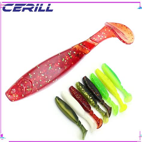 Cerill Leurre En Silicone Souple Avec Queue En T App T Lde Type Poisson