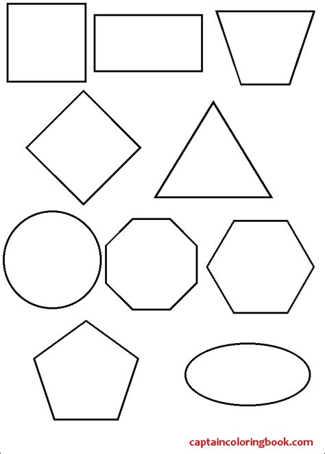 Free Printable Geometric Shapes Templates