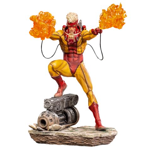 X Men Pyro Th Scale Statue By Iron Studios Popcultcha